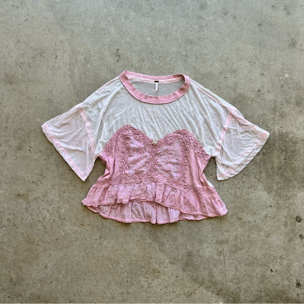 Free People Fall in Love Crop Top